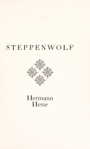 Cover for Steppenwolf