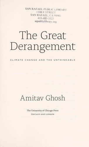 Cover for The Great Derangement